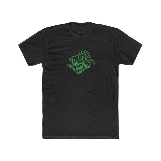 PRINT MONEY GREEN SHORT SLEEVE