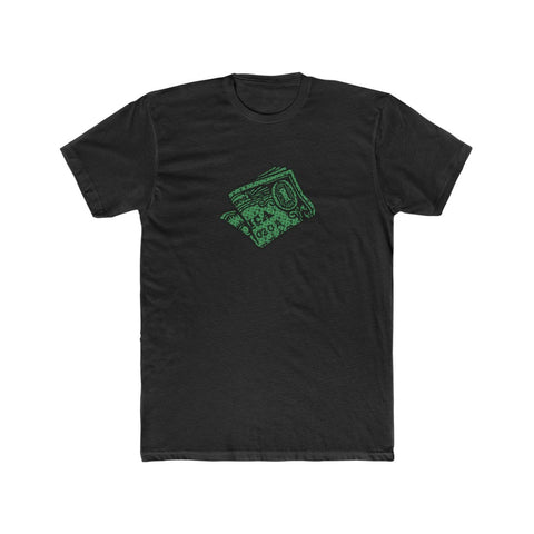 PRINT MONEY GREEN SHORT SLEEVE