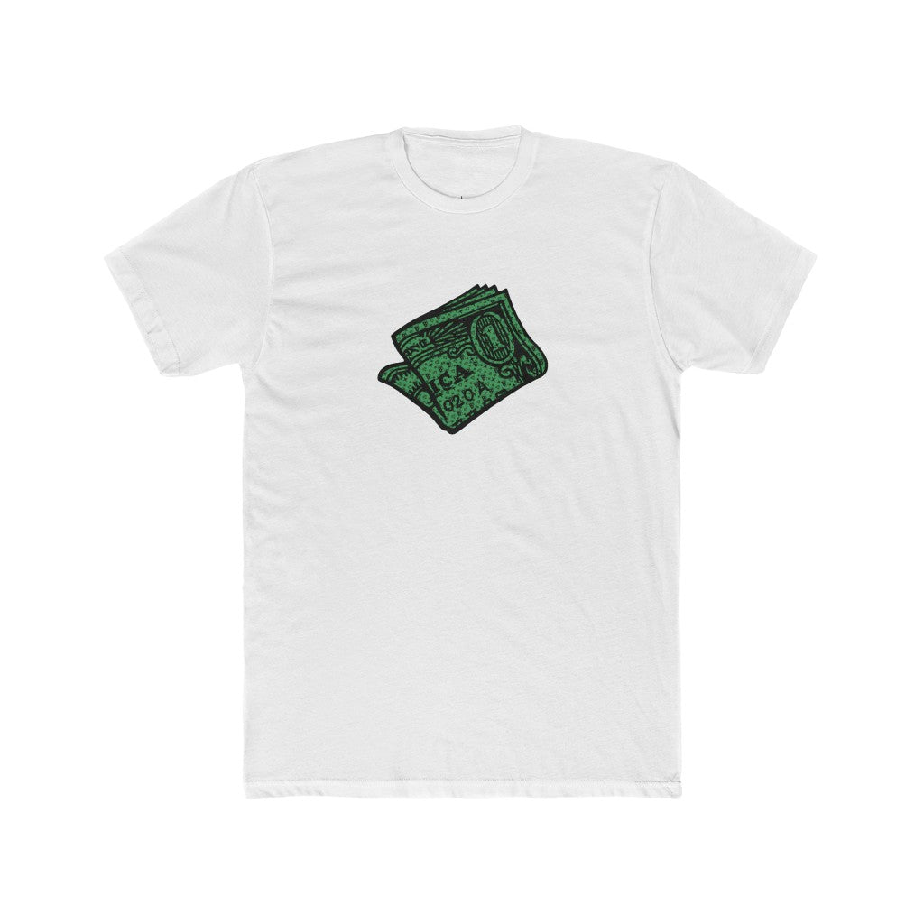 PRINT MONEY GREEN SHORT SLEEVE