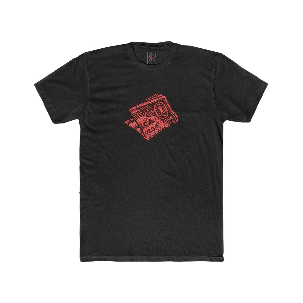 PRINT MONEY RED SHORT SLEEVE