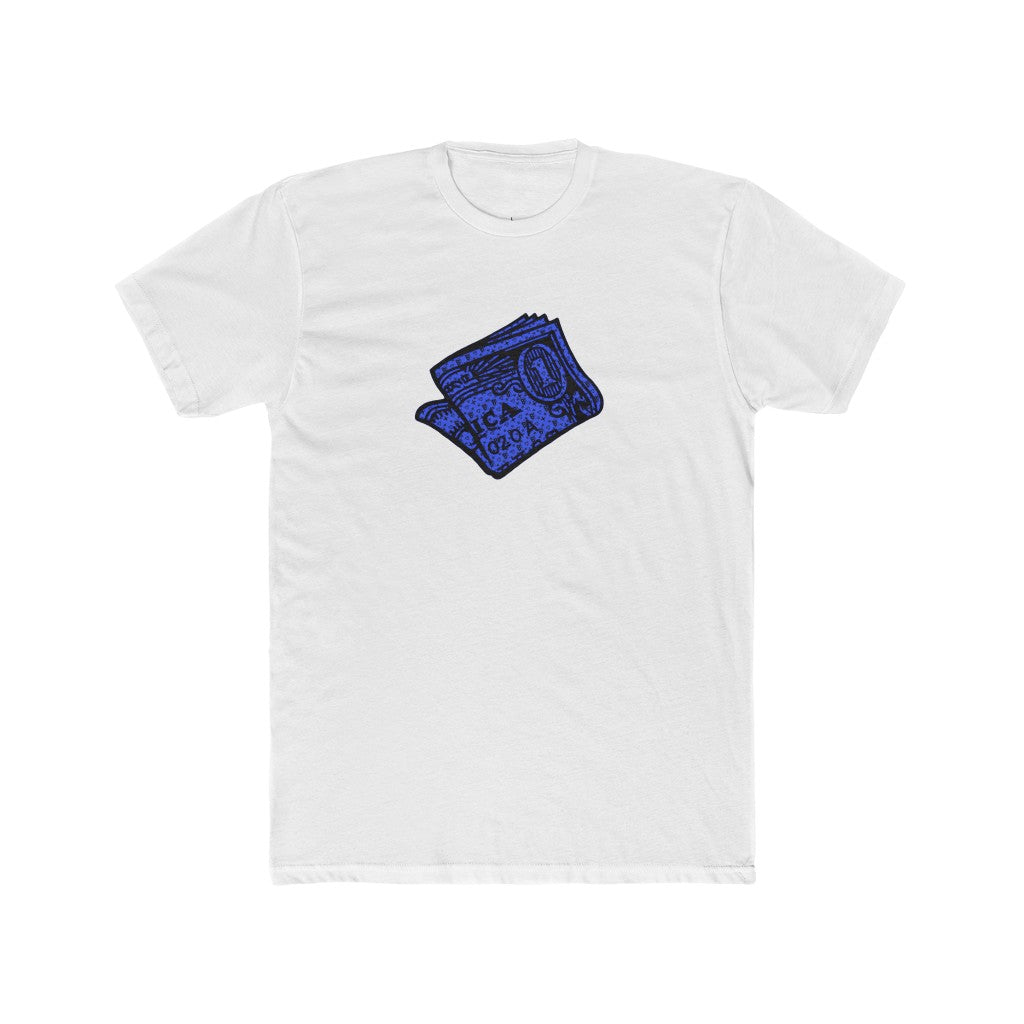PRINT MONEY BLUE SHORT SLEEVE