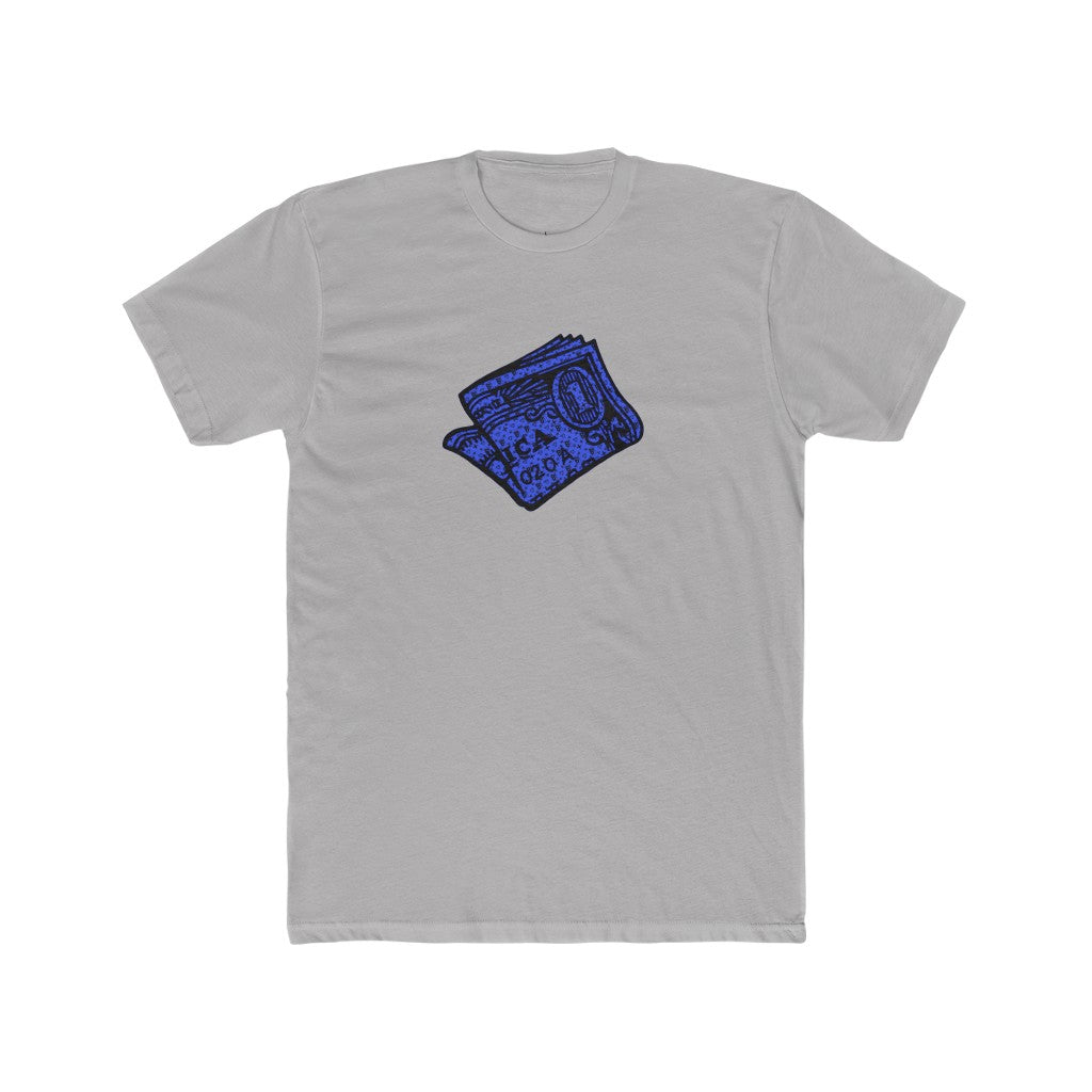 PRINT MONEY BLUE SHORT SLEEVE