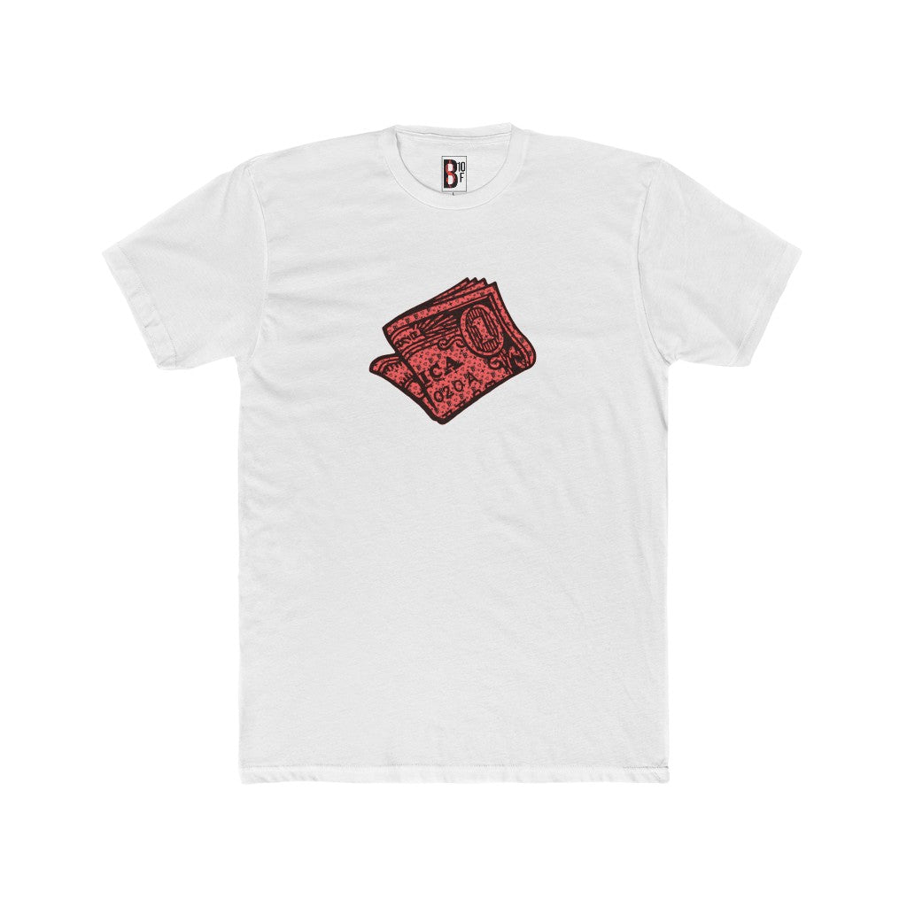 PRINT MONEY RED SHORT SLEEVE